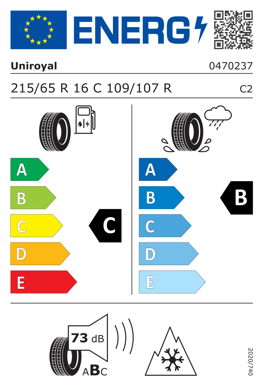 Uniroyal Snow Max 3 215/65 R16 C 109/107R Uniroyal