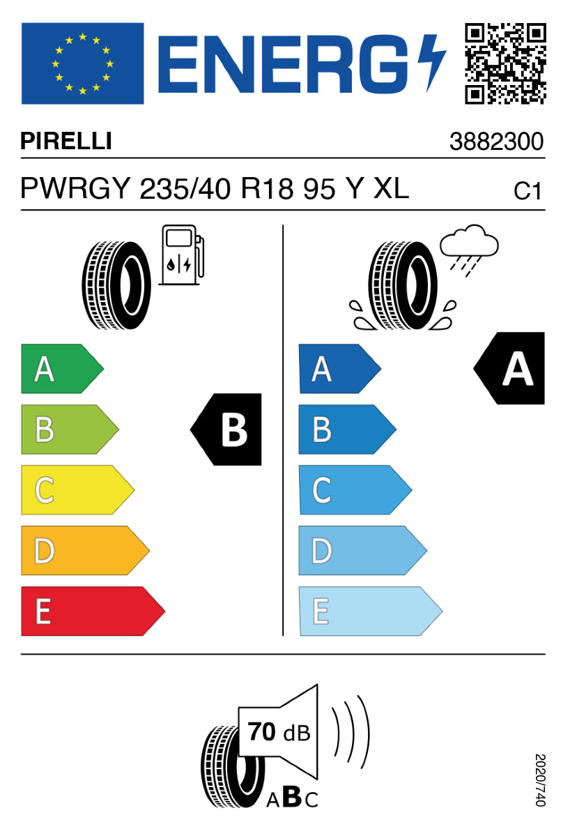 Pirelli Powergy 235/40 R18 95Y XL Pirelli