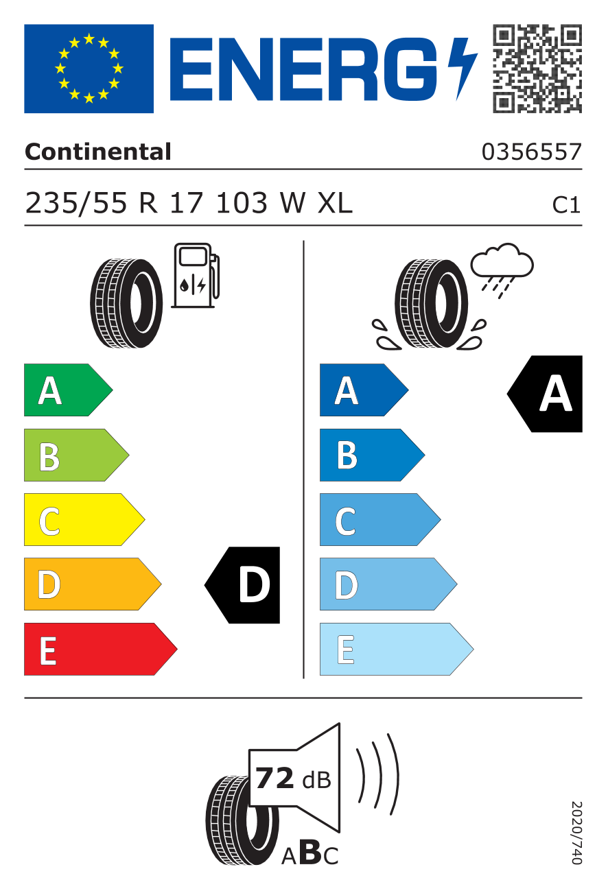 Continental ContiPremiumContact 5 235/55 R17 103W XL Continental