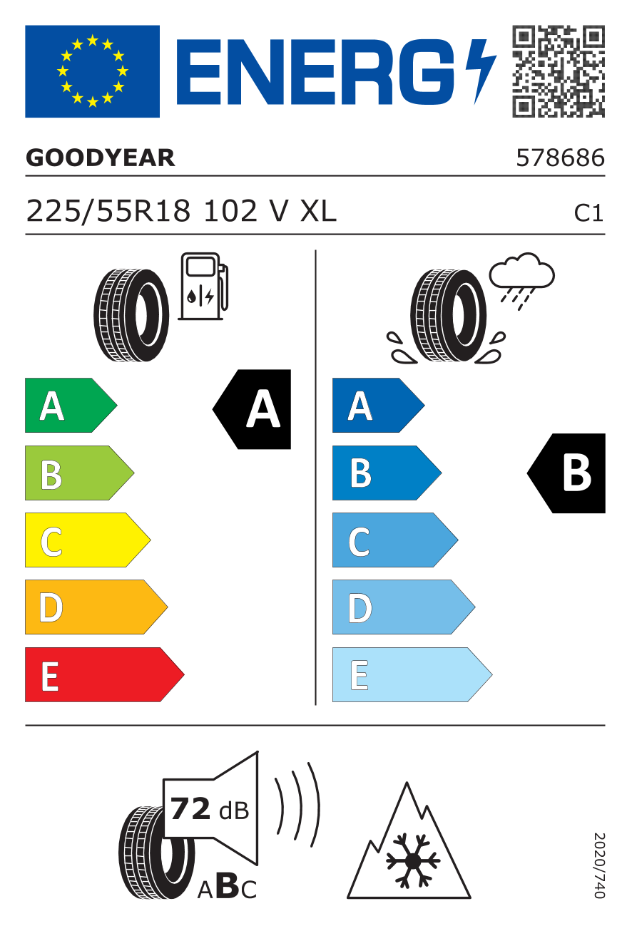 GOODYEAR VECTOR 4SEASONS GEN 3 225/55 R18 102V XL Goodyear